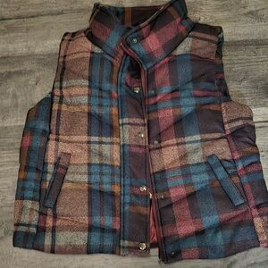 Vanilla bay quilted women's vest size large